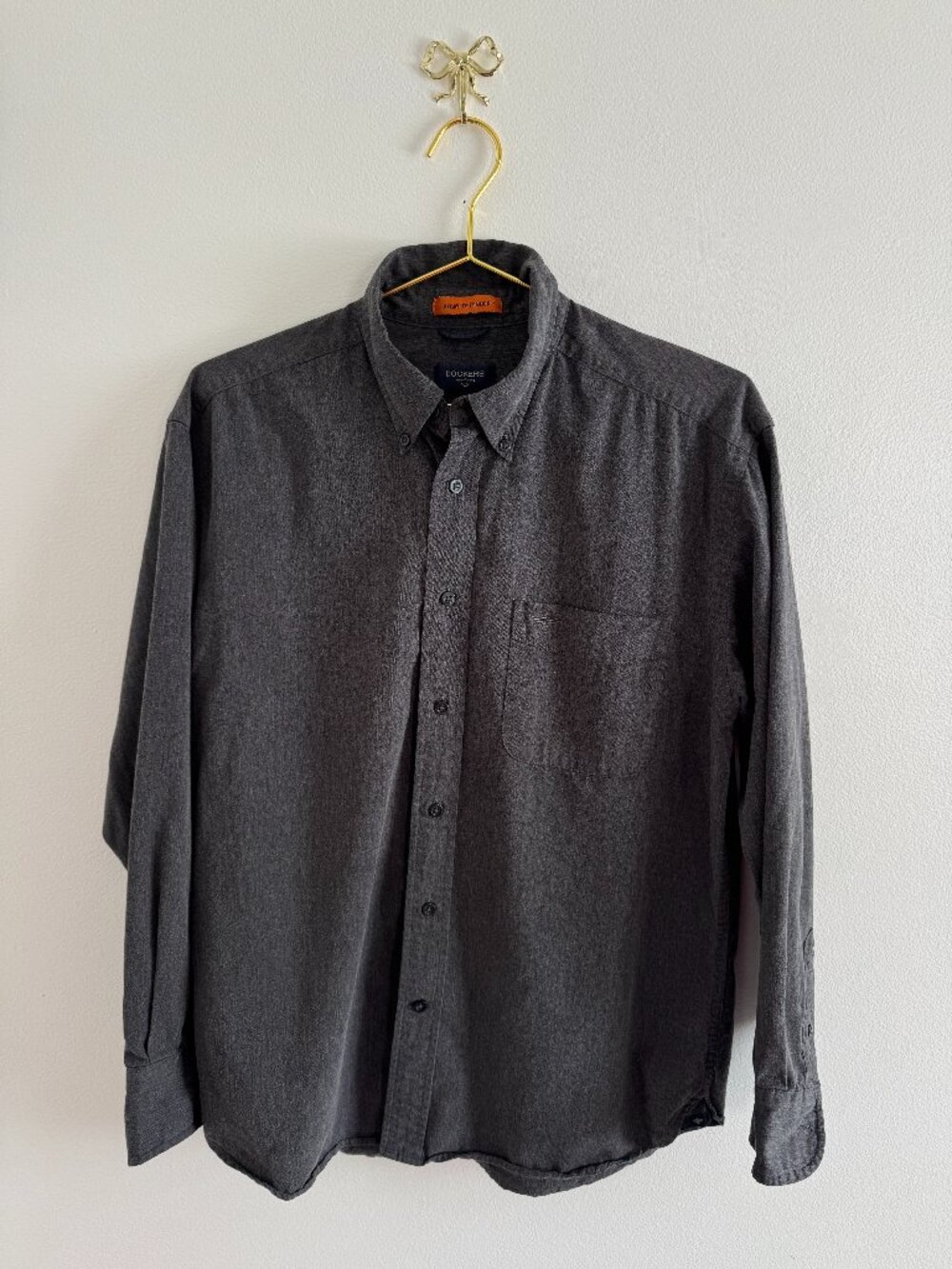 Grey Dockers Button Down Shirt |  Men's Medium